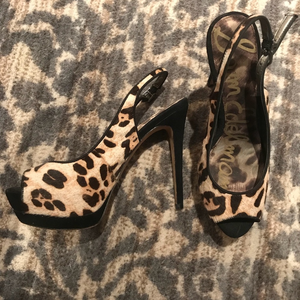 Sam Edelman Cheetah Print Heel